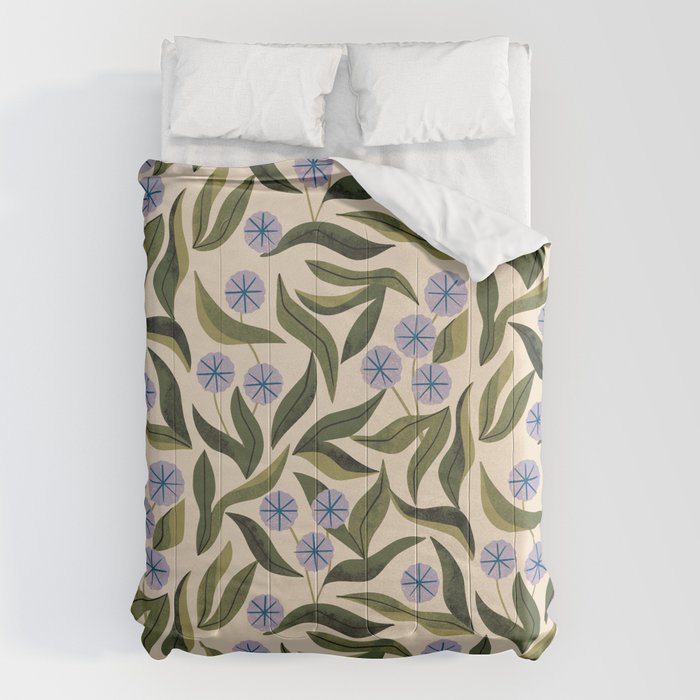 Periwinkle Plant Comforter Gallery Image 6