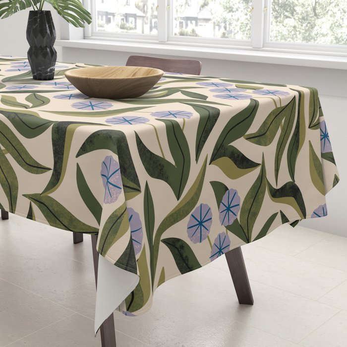 Periwinkle Plant Tablecloth Gallery Image 3