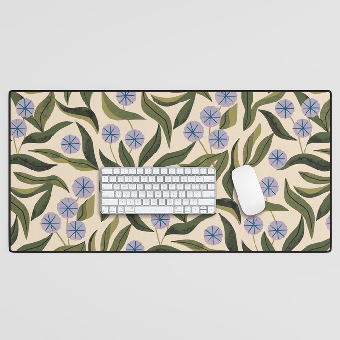 Periwinkle Plant Desk Mat Gallery Image 1