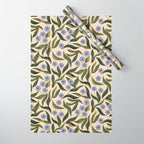 Periwinkle Plant Wrapping Paper Gallery Image 1