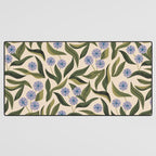 Periwinkle Plant Desk Mat Gallery Image 3