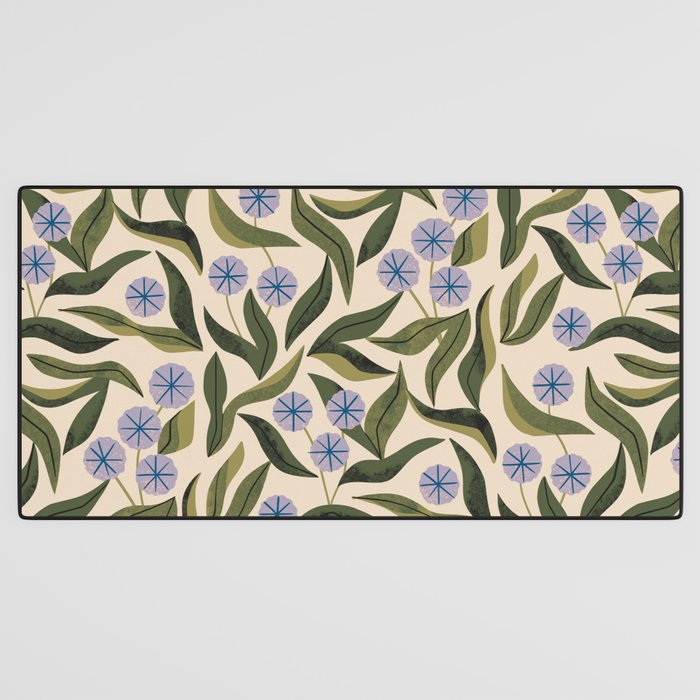 Periwinkle Plant Desk Mat Gallery Image 3