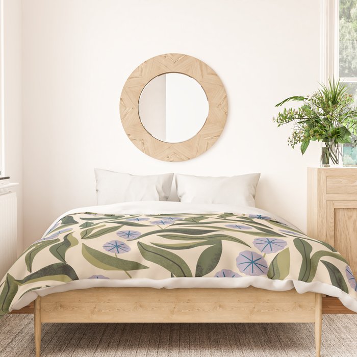 Periwinkle Plant Duvet Cover Gallery Image 3