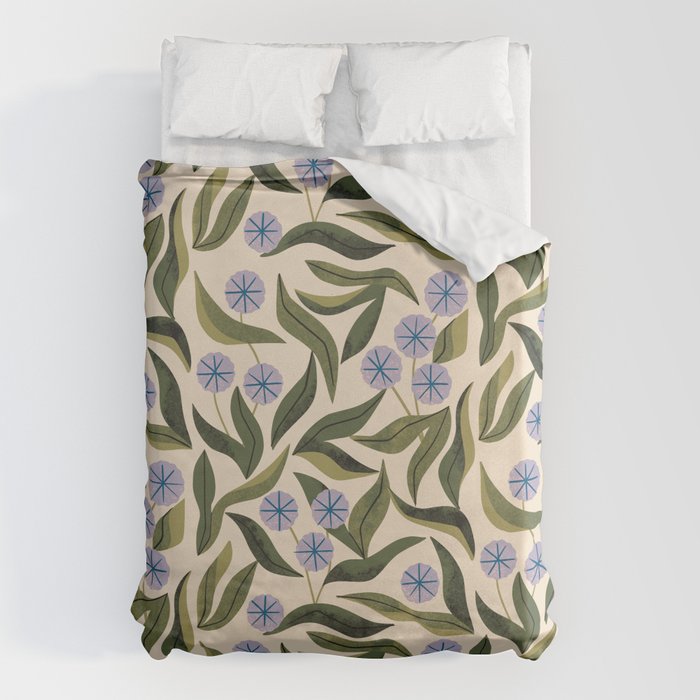 Periwinkle Plant Duvet Cover Gallery Image 6