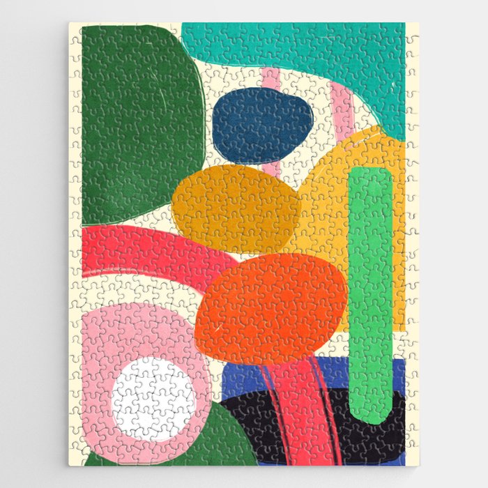 Modern Abstract Shape 01 Jigsaw Puzzle Gallery Image 1