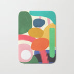 Modern Abstract Shape 01 Bath Mat Gallery Image 1