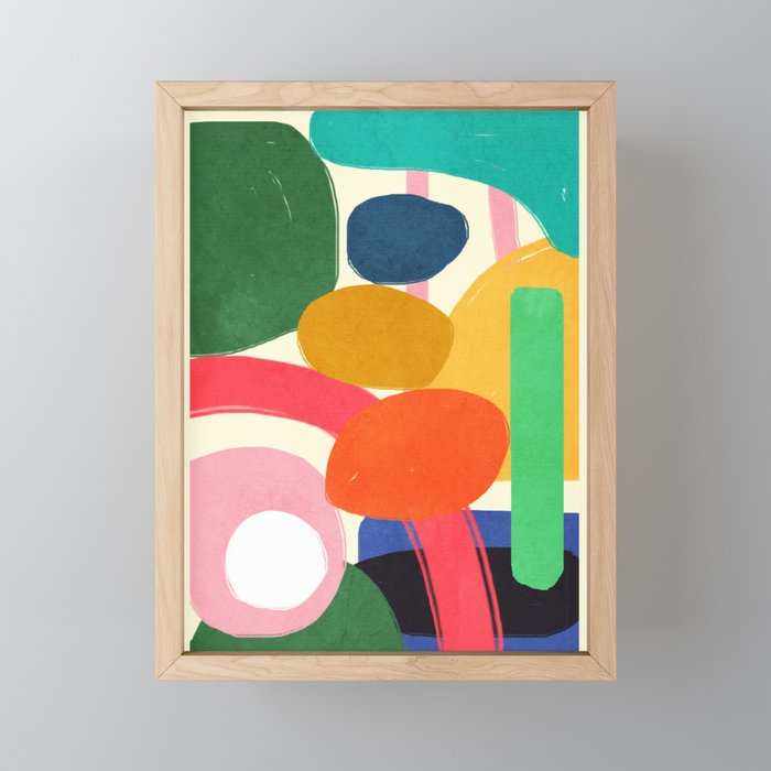 Modern Abstract Shape 01 Mini Art Print Gallery Image 1