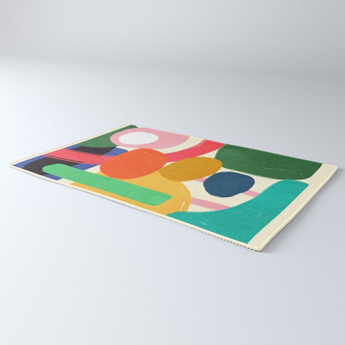 Modern Abstract Shape 01 Rug Gallery Image 3