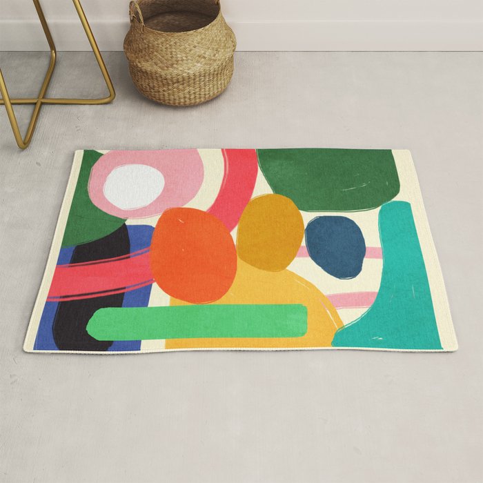 Modern Abstract Shape 01 Rug Gallery Image 1