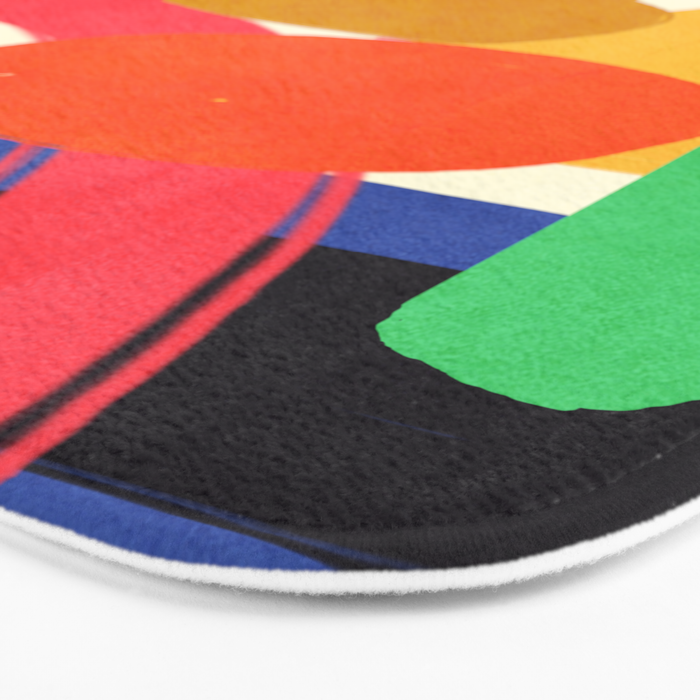 Modern Abstract Shape 01 Bath Mat Gallery Image 3