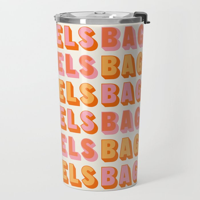 BAGELS BAGELS BAGELS Travel Mug Gallery Image 2