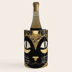 Klimt Cat in Egyptian Costume Wine Chiller Gallery Image 1