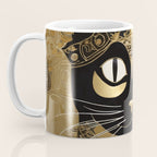 Klimt Cat in Egyptian Costume Coffee Mug Gallery Image 3