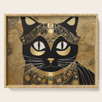 Klimt Cat in Egyptian Costume Serving Tray Gallery Image 1