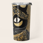 Klimt Cat in Egyptian Costume Travel Mug Gallery Image 2