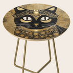 Klimt Cat in Egyptian Costume Side Table Gallery Image 2