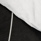 Sunkissed Gold | Warp Grid: Midnight Black Edition Comforter Gallery Image 4