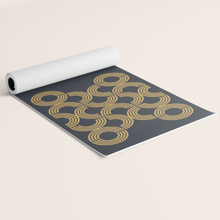 Deco Geometric 01 Yoga Mat Gallery Image 2