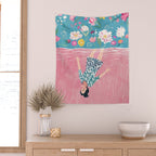 In the Garden of Her Mind Wall Tapestry Gallery Image 2