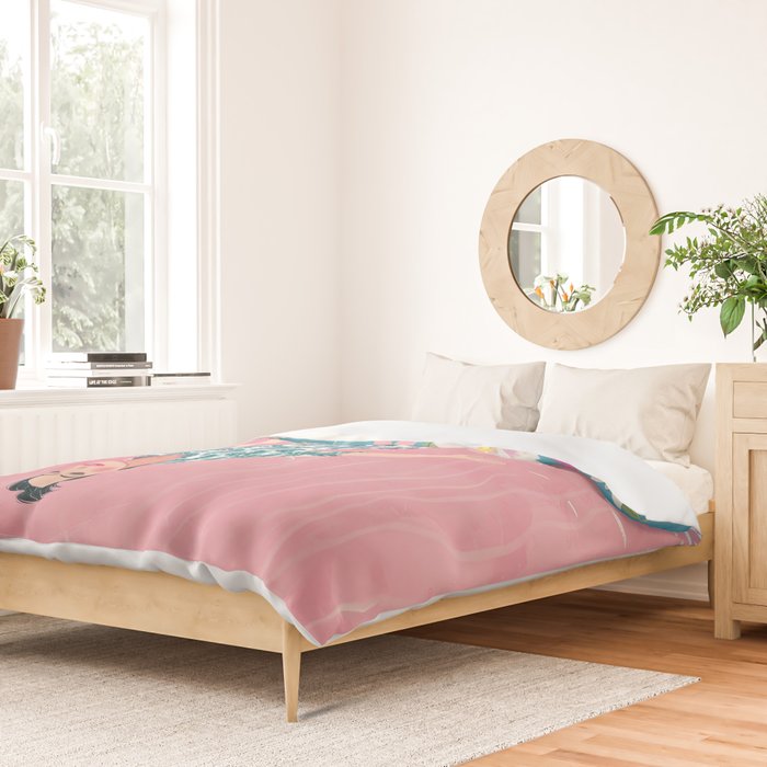 In the Garden of Her Mind Duvet Cover Gallery Image 2