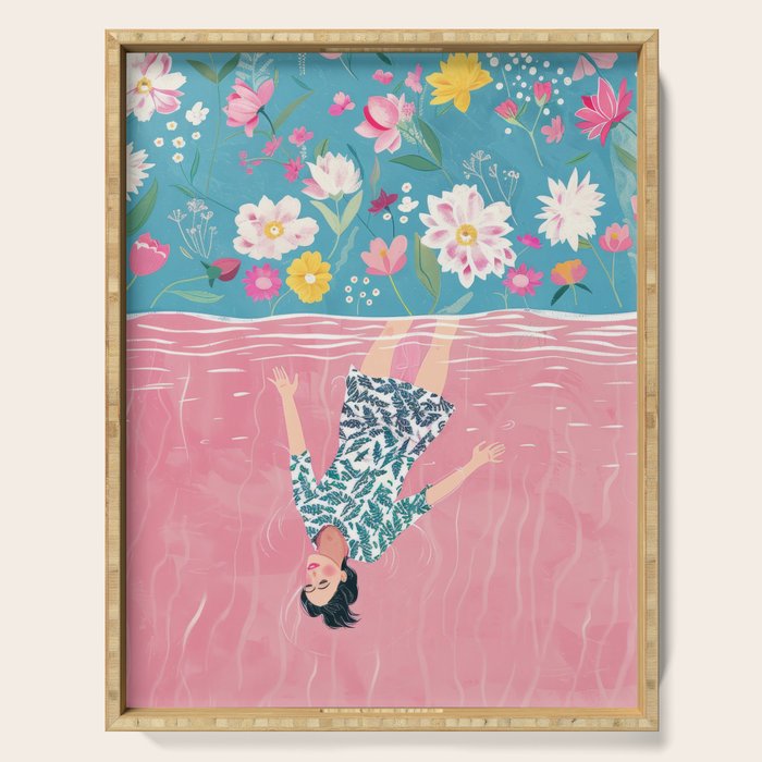 In the Garden of Her Mind Serving Tray Gallery Image 1