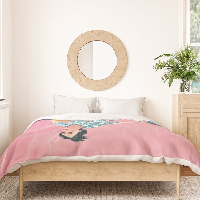 In the Garden of Her Mind Duvet Cover Gallery Image 3