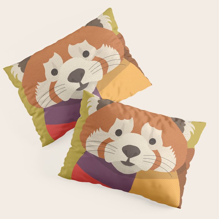 Red Panda Pillow Sham Gallery Image 3