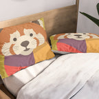 Red Panda Pillow Sham Gallery Image 2