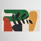 Modern Abstract Minimal Shapes Branches Art 5 Tablecloth Gallery Image 2