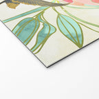 Floral Cranes Welcome Mat Gallery Image 2