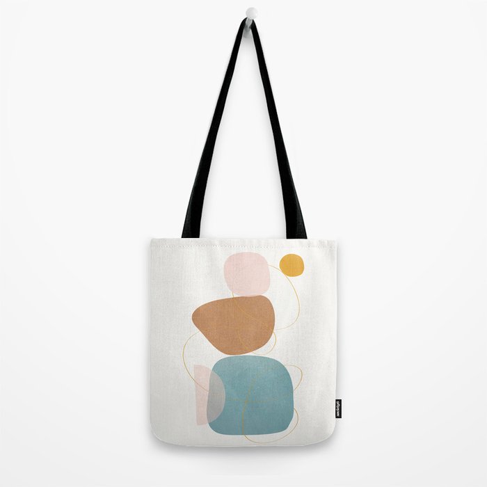 Soft Abstract Shapes 11 Tote Bag Gallery Image 2
