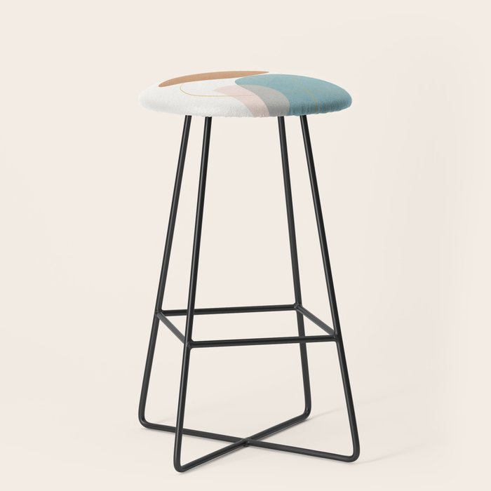 Soft Abstract Shapes 11 Stool Gallery Image 1