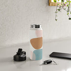 Soft Abstract Shapes 11 Water Bottle Gallery Image 4