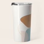 Soft Abstract Shapes 11 Travel Mug Gallery Image 3