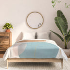 Soft Abstract Shapes 11 Comforter Gallery Image 3