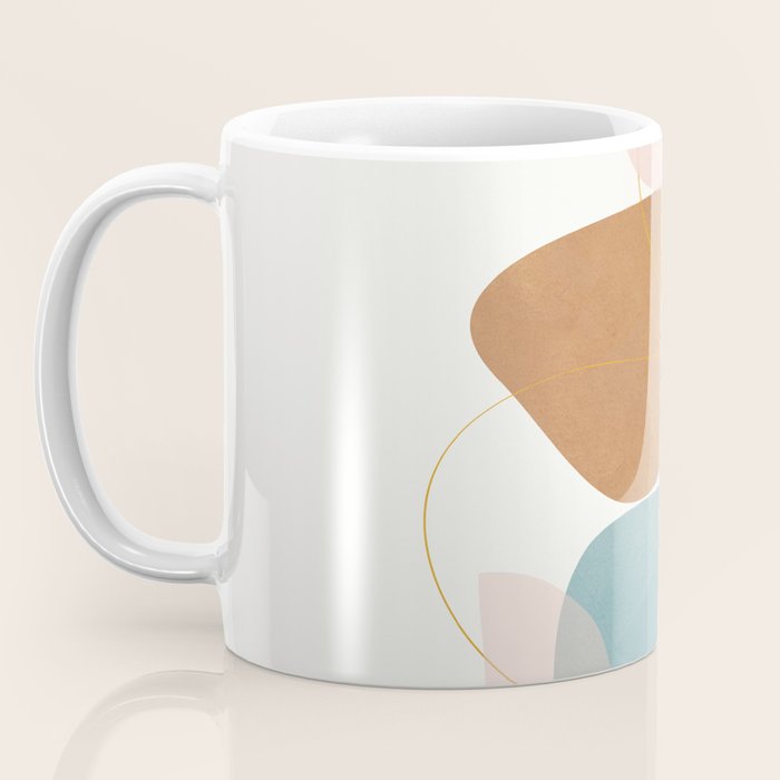Soft Abstract Shapes 11 Coffee Mug Gallery Image 3