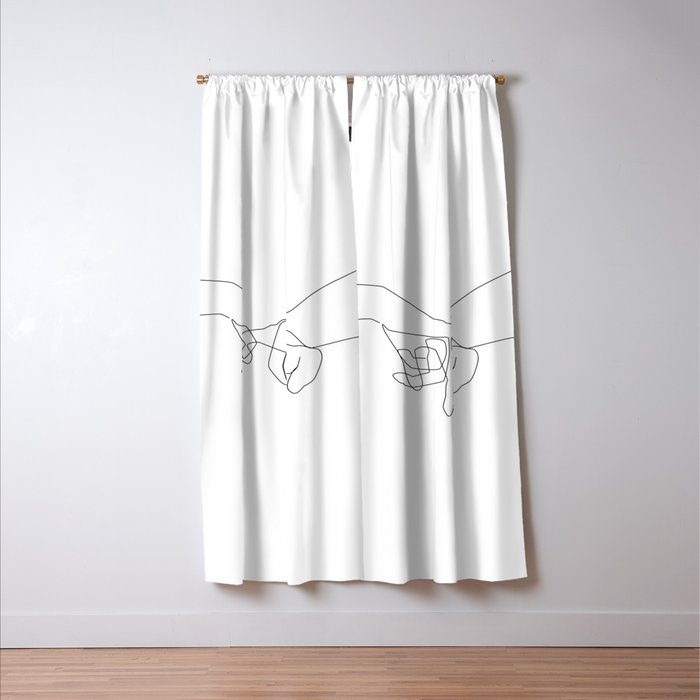 Pinky Swear Window Curtain Gallery Image 3