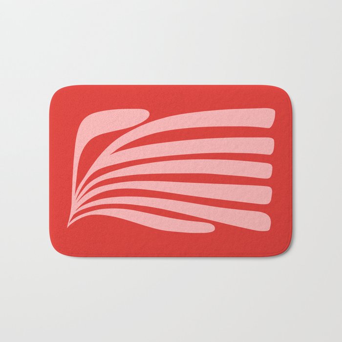 Coral Leaf: Paper Cutouts Matisse Edition Bath Mat Gallery Image 1
