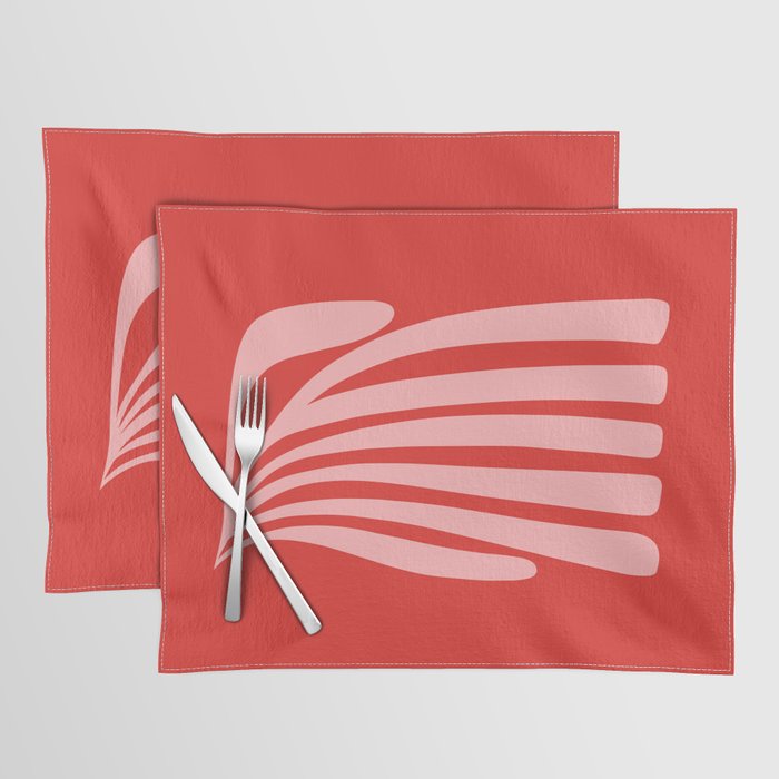 Coral Leaf: Paper Cutouts Matisse Edition Placemat Gallery Image 1