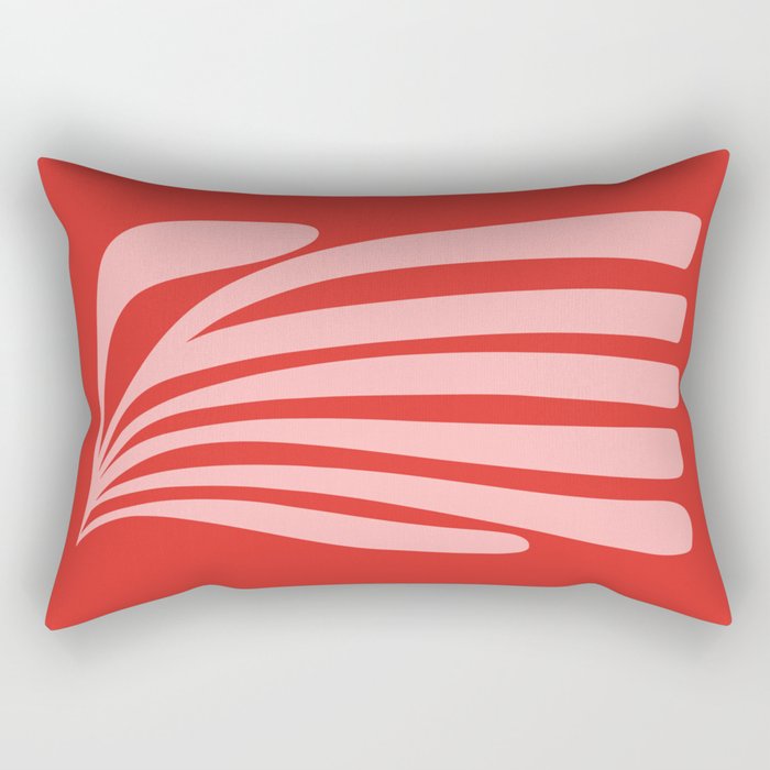 Coral Leaf: Paper Cutouts Matisse Edition Rectangular Pillow Gallery Image 1