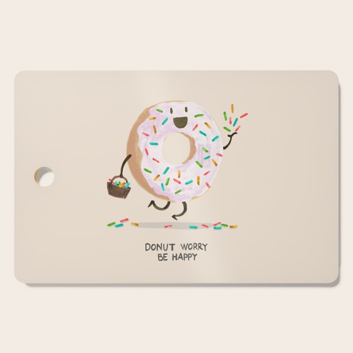 Be Happy Cutting Board Gallery Image 1