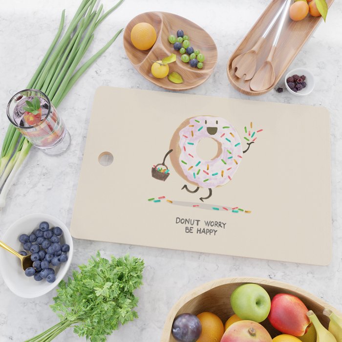 Be Happy Cutting Board Gallery Image 2