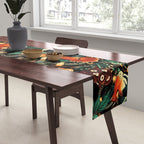 Birds and Snake Floral Pattern Table Runner Gallery Image 2
