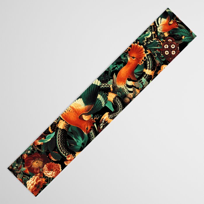 Birds and Snake Floral Pattern Table Runner Gallery Image 3