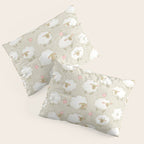 Cute Fluffy Sheep Pattern Pillow Sham Gallery Image 3