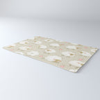Cute Fluffy Sheep Pattern Rug Gallery Image 3