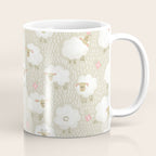 Cute Fluffy Sheep Pattern Coffee Mug Gallery Image 1