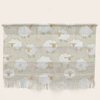 Cute Fluffy Sheep Pattern Wall Hanging Gallery Image 1