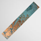Tarnished in Teal and Copper Rust Table Runner Gallery Image 3