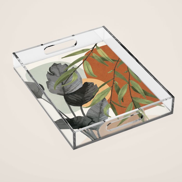 Sunset Flora 02 Acrylic Tray Gallery Image 1